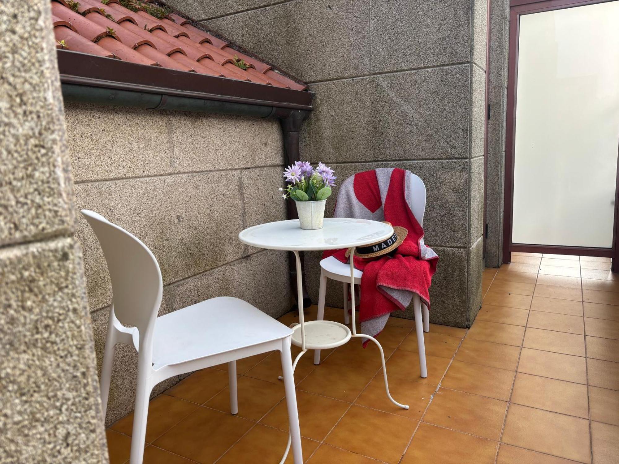 Desconectaengalicia Atico Terraza Playa Panadeira Lägenhet Sanxenxo Exteriör bild